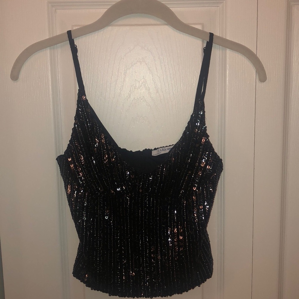Zara Sequin Tank Top